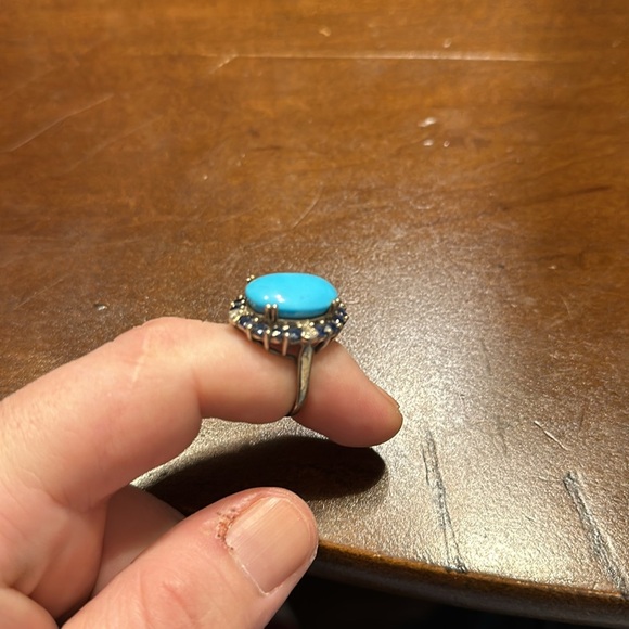 Beautiful women’s opal ring in 925 silver - Picture 2 of 4
